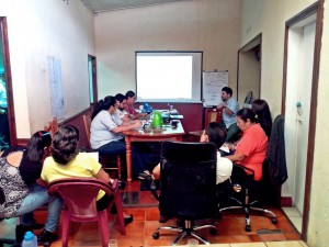 El curso fue impartido en las oficinas de MdM Matagalpa.