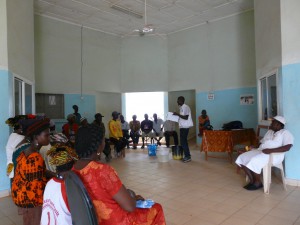 Formación de higienistas del hospital de Kabala, Koinadugu.