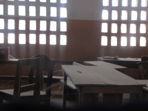 Escuela en Kabala, cerrada hace más de ocho meses