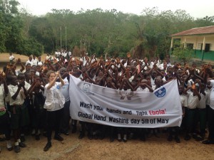 Día Mundial del Lavado de Manos en Koinadugu, Sierra Leona