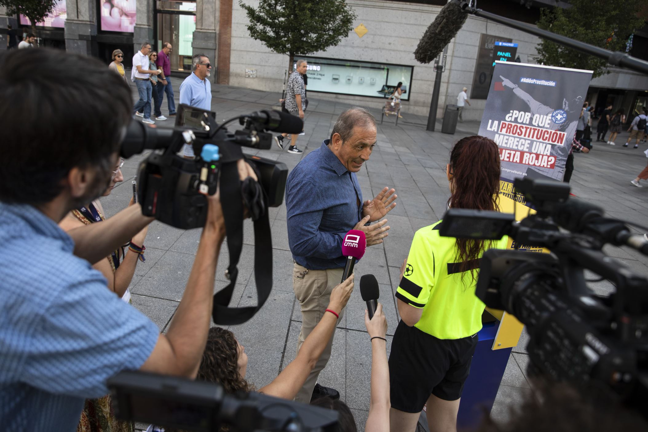 Declaraciones a los medios del presidente de Médicos del Mundo, Pepe Fernández