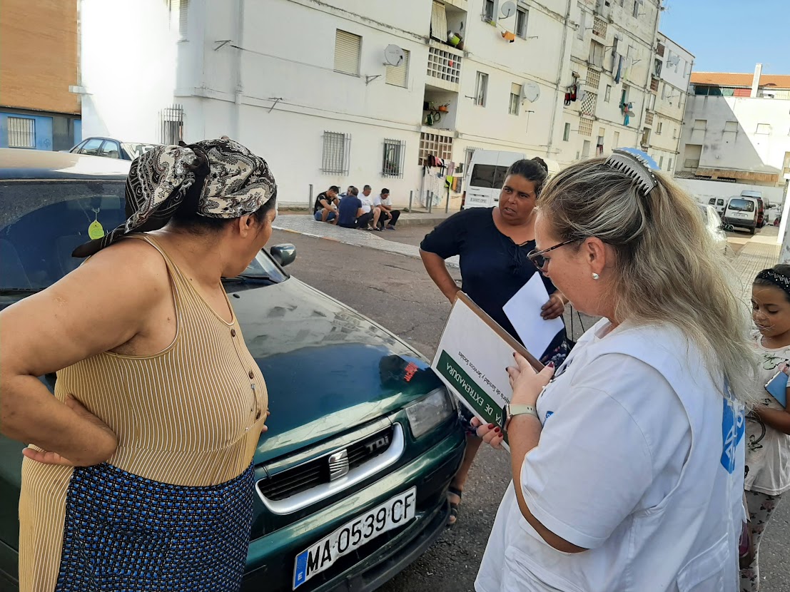 Extremadura Intervención en barrio de San Jose, Almendralejo, Badajoz